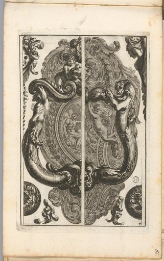 Sheet 4 of the series: Escusons, ou Entrees de Cerures