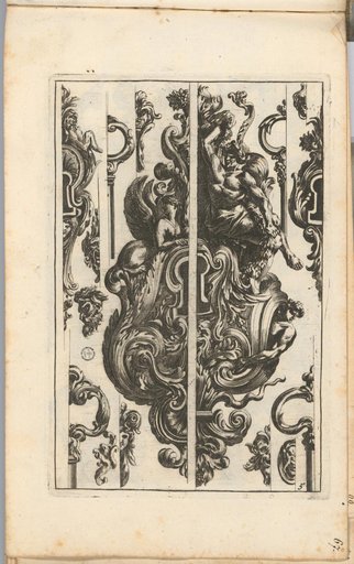 Sheet 5 of the series Escusons, ou Entrees de Cerures
