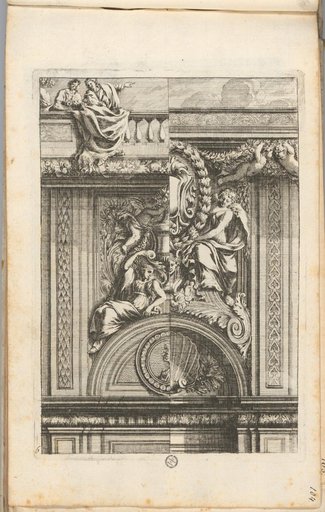 Plate 6 of the series: Angle de Plafons