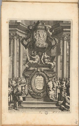 Plate 1 from the series: Vases al' Antique (Title page)