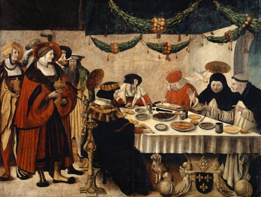 St. Thomas Aquinas at the Table of King Louis the Holy