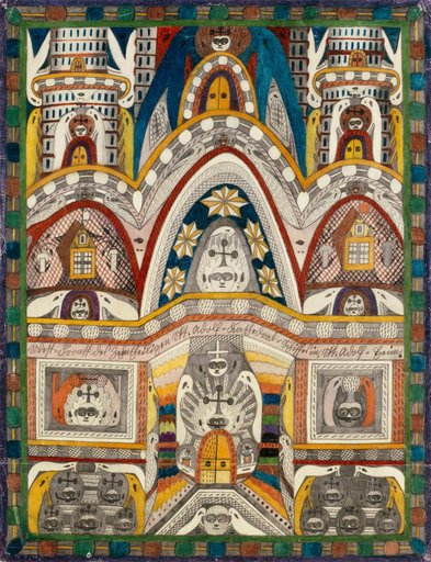 West Front of the Ten Saints St. Adolf Cathedral Nave in St. Adolf Home