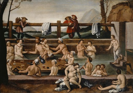 The Bath at Leuk (?)