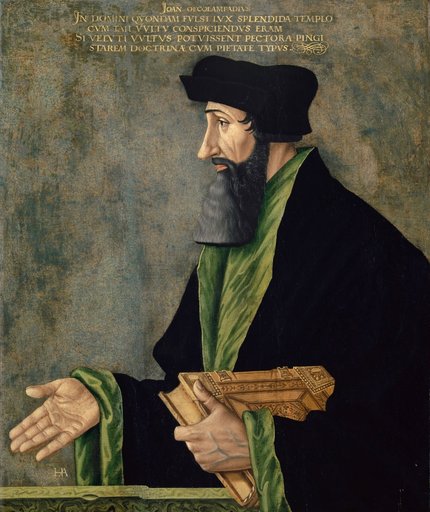 Portrait of Johannes Oekolampad