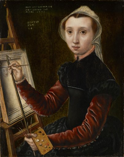 Self-Portrait at the Easel