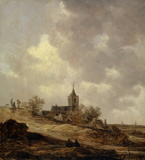 Village Church in a Dune Landscape
