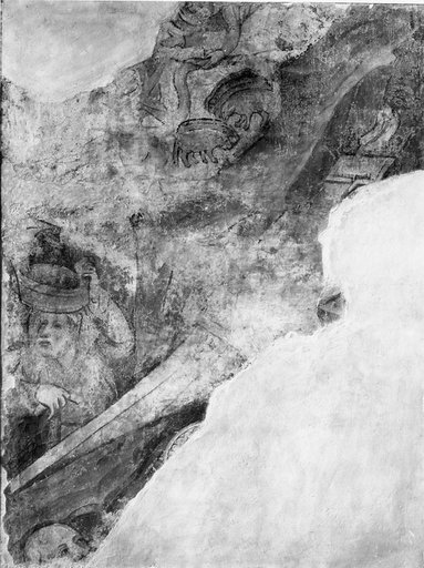 The Adoration of the Kings: Angels and Sheep, Joseph with a Water Bucket, Head of a King