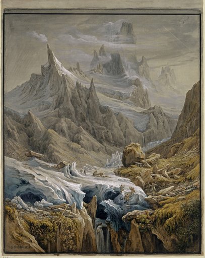 Mountain Landscape with Zäsenberg and Schreckhorn