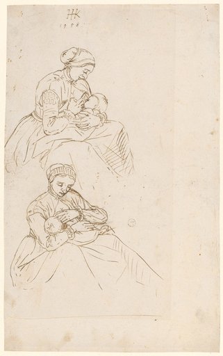 Study of a Mother Nursing Her Child