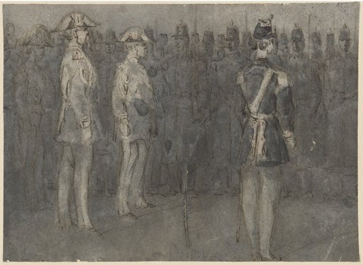 Napoleon III at the Infantry Parade