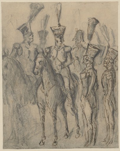 Two Cuirassiers on Horseback
