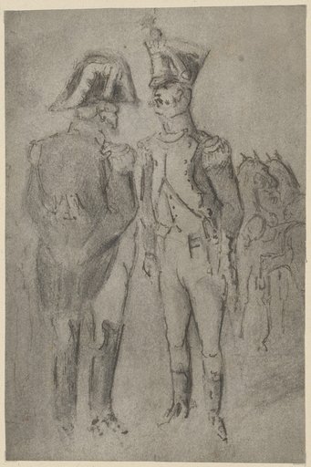 Two Old Officers in Conversation