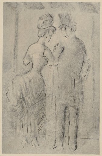 Gentleman and Lady Before a Shop Window