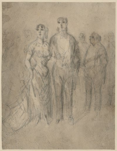 Elegant Couple at a Reception