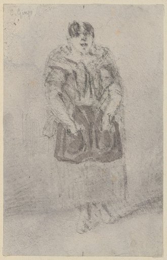 Mädchen mit Schürze