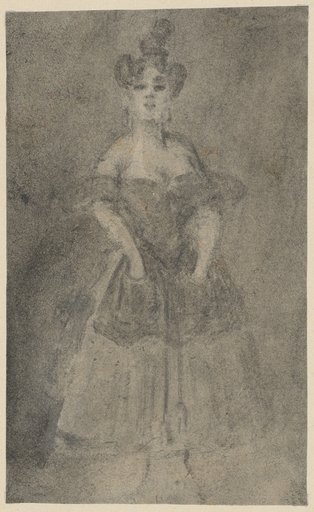 Junge Frau von vorn