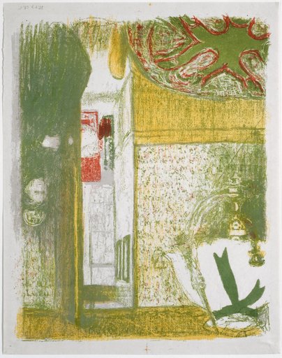 Interior with a Hanging Lamp