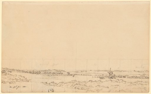 Rügen Landscape with a Windmill, from the so-called "Great Rügen Sketchbook"