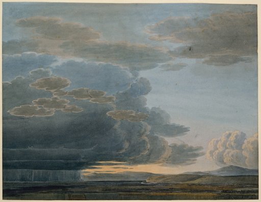Rain Clouds over the Central Plateau (Evening Seascapes)