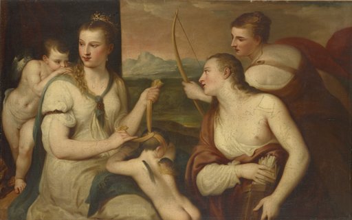 Venus Unites Amor's Eyes