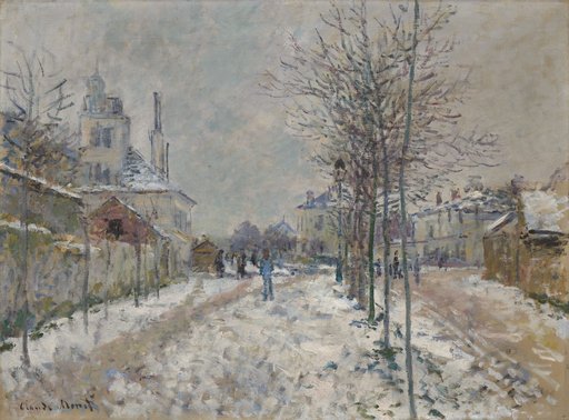 Boulevard de Pontoise at Argenteuil, Snow