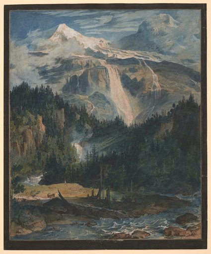 The Schmadribach Waterfall