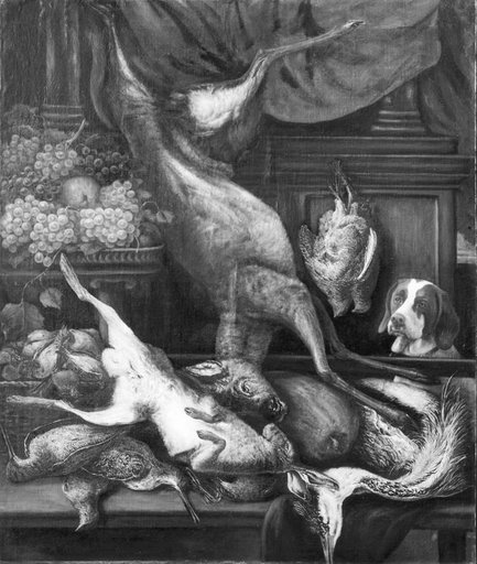 Fruit and Dead Game with a Lurking Dog