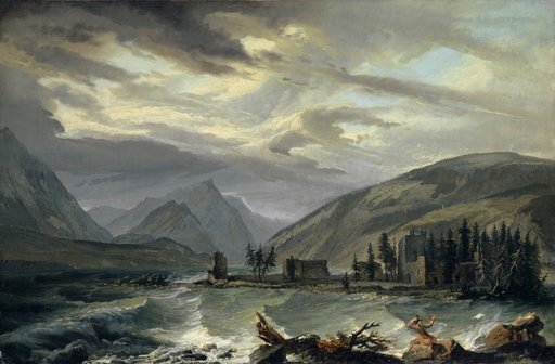 Storm Over Lake Thun