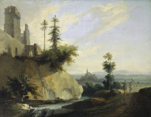 Landscape Composition with Castle Ruin