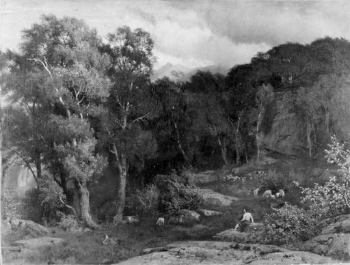 Landscape with Shepherd and Flock