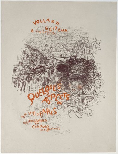 Some Aspects of Parisian Life. Title Page of the Series "Some Aspects of Parisian Life", published by Ambroise Vollard