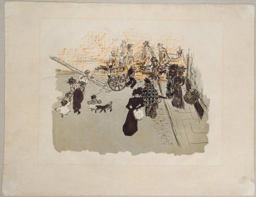 Street Corner. Plate from the Series "Some Aspects of Parisian Life", published by Ambroise Vollard