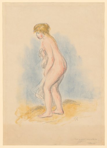 Standing Bather, Full-Length