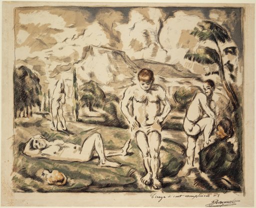 The Bathers – Large Plate