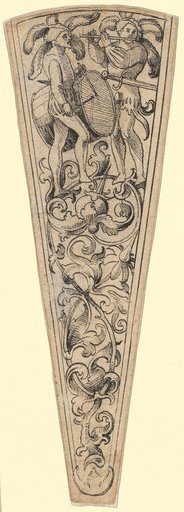 Dagger Sheath with Drummer and Piper