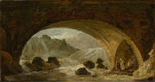 Fishermen Under a Bridge