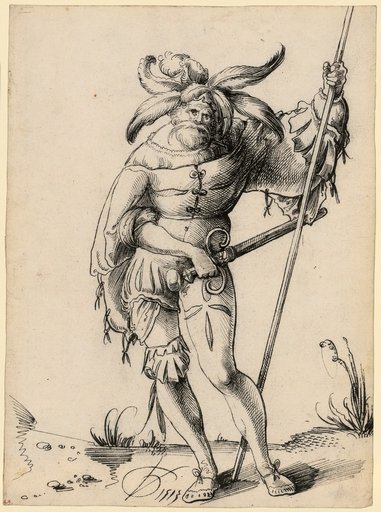 Landsknecht Seen from the Front