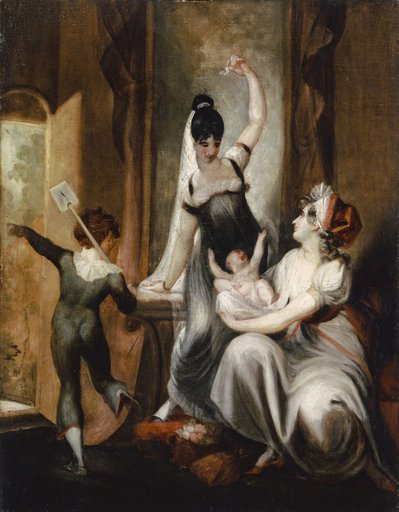 A Mother with Her Family in the Countryside