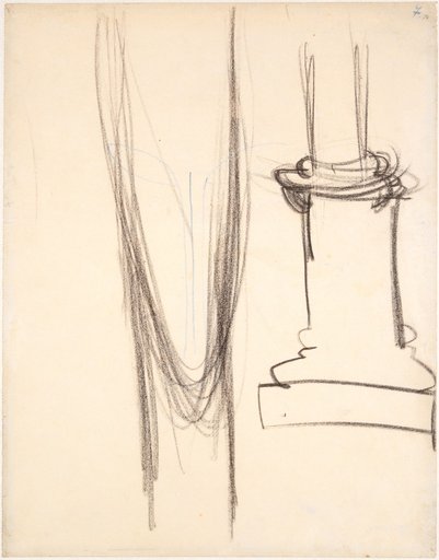Elongated Head, Next to a Column Base