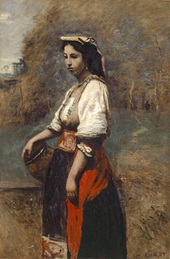 Italian Woman at the Fountain
