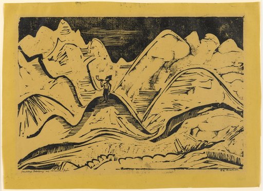 Landscape with a Blowing Shepherd (Amselfluh)