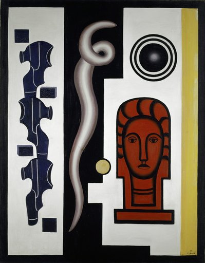 Composition with a Red Head (Still Life with a Serpent; The Red Figure)