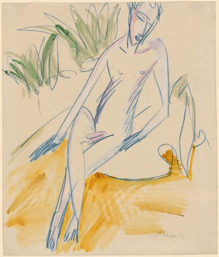 Seated Bather