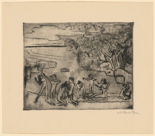 On the Shore (Bathers)