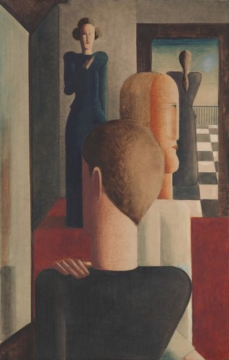 Five Figures in a Room, Roman
