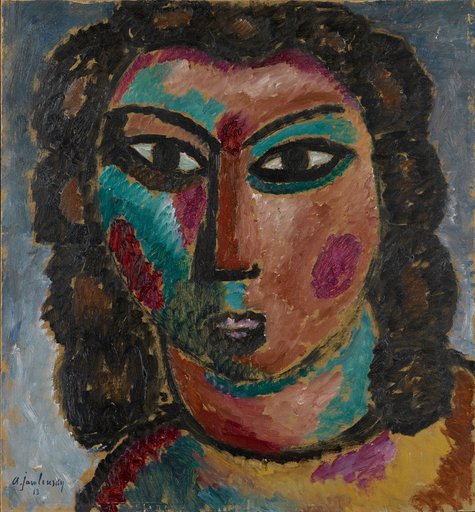 Brown Curls [verso: Portrait of Helene, c. 1913]
