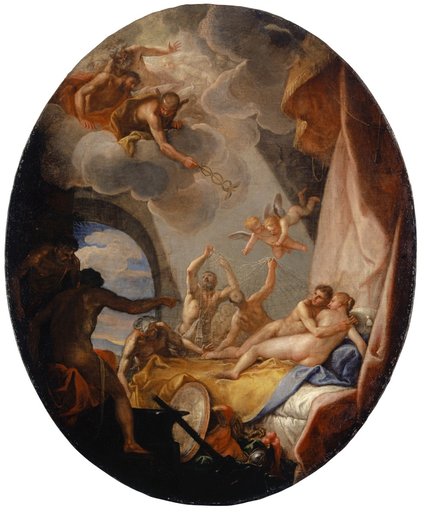 Mars and Venus Surprised by the Gods