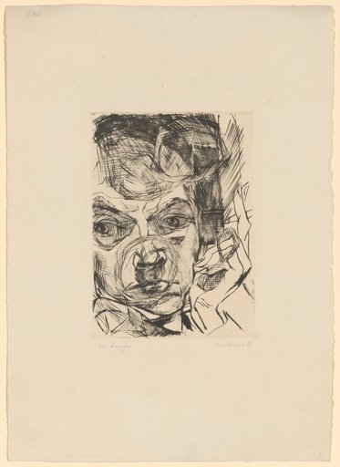 The Smoker (Self-Portrait)