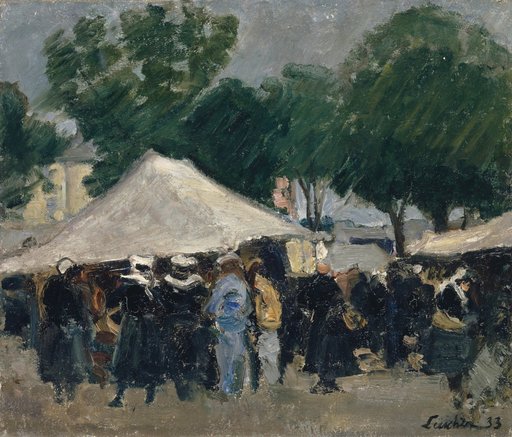Market in Concarneau (Brittany)