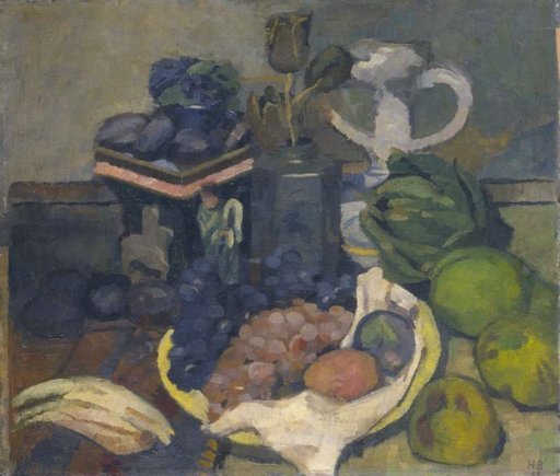 Still Life with Grapes and Artichoke